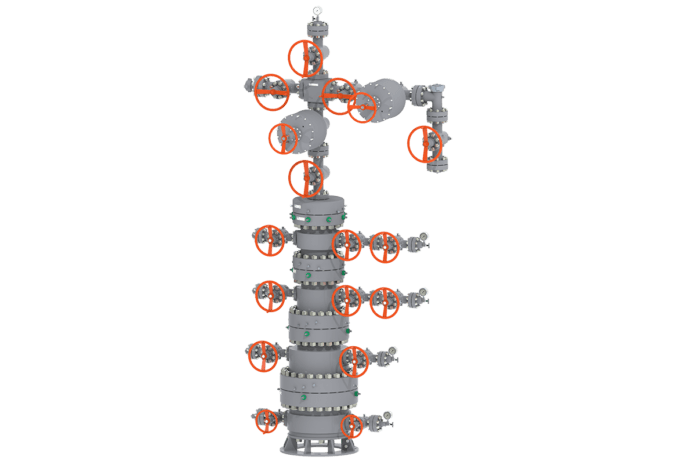Conventional surface wellhead and Xmass Tree