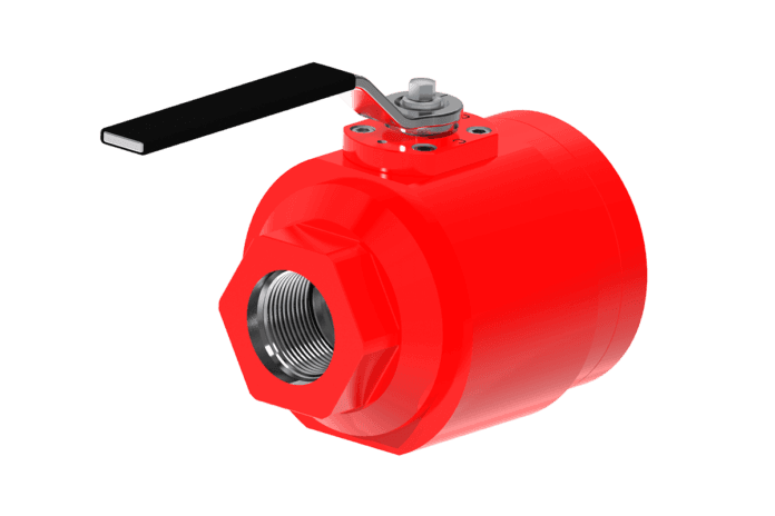 Manual actuated ball valves screw