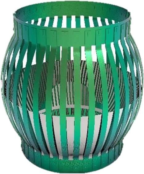 Hinged Welded Cement Basket
