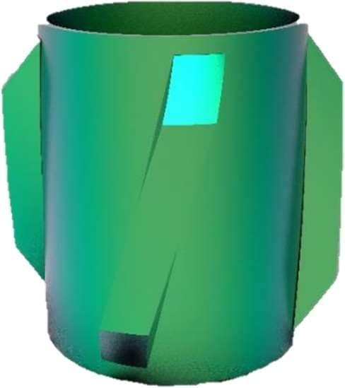 Steel Welded Spiral Vane Solid Body Rigid Centralizer