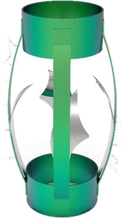 Slip on Welded Bow Spring Turbolizer